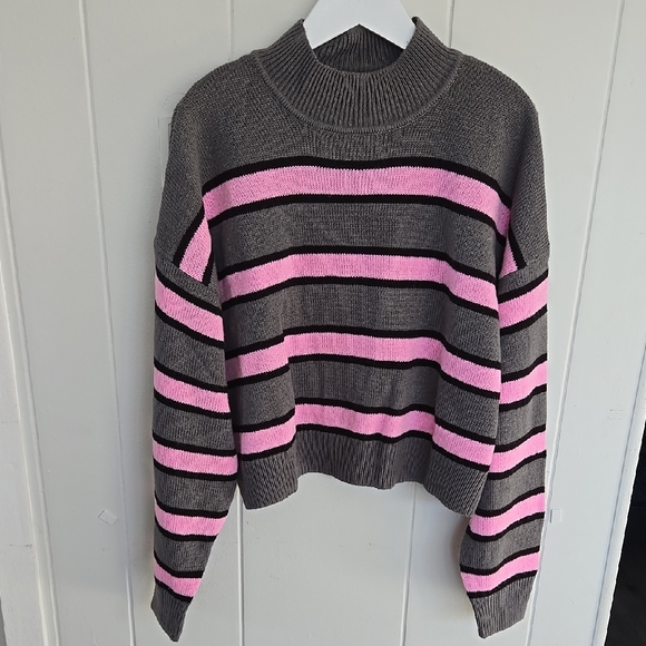 Jumper - Dark grey/Striped Women Size M - Picture 9 of 10